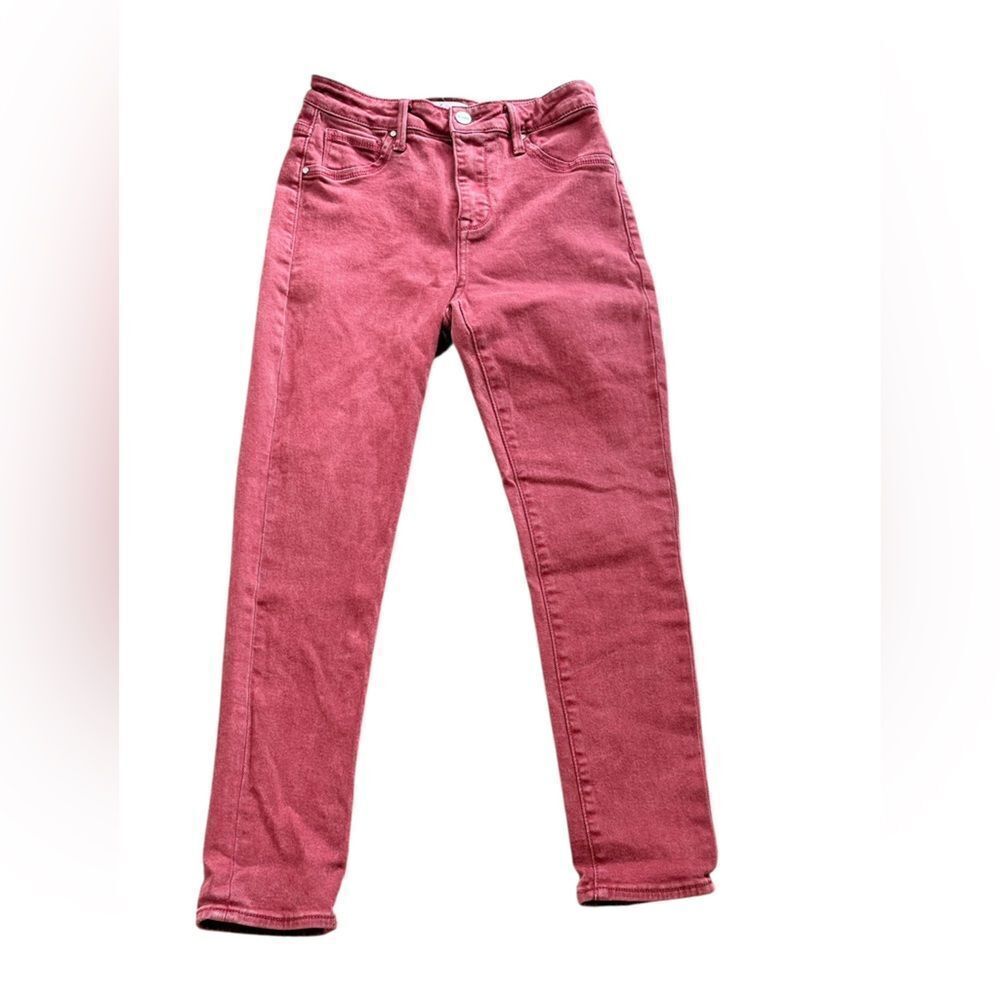Risen Brick Red Denim Jeans